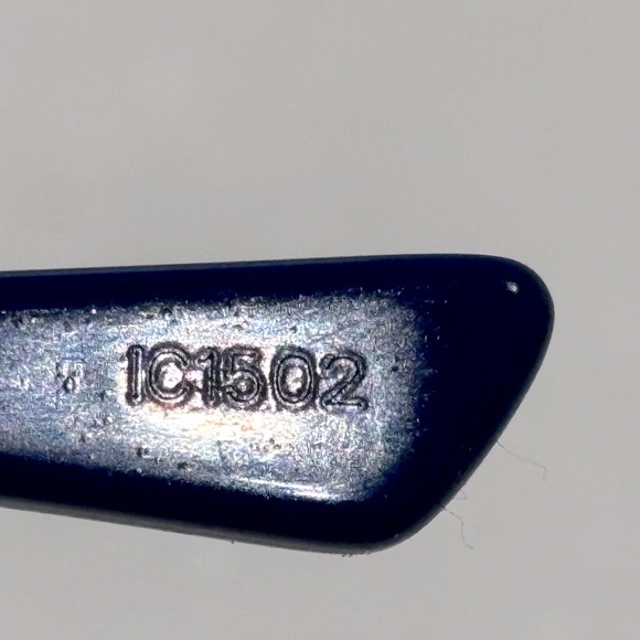 Mustang Eyeglass Frame  1918 Ebony Deep Blue - Picture 14 of 15